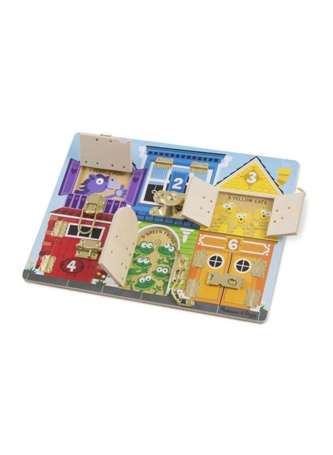 Melissa & Doug Wooden Latches Board Play Set 15.70x11.70x1.50inch - Image 3