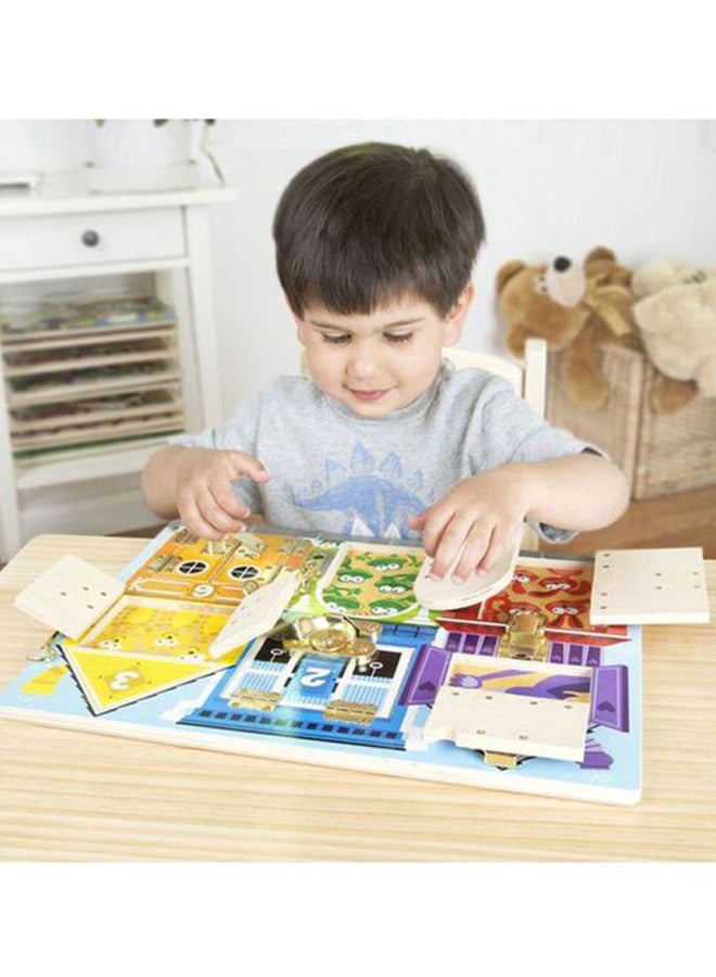 Melissa & Doug Wooden Latches Board Play Set 15.70x11.70x1.50inch - Image 4