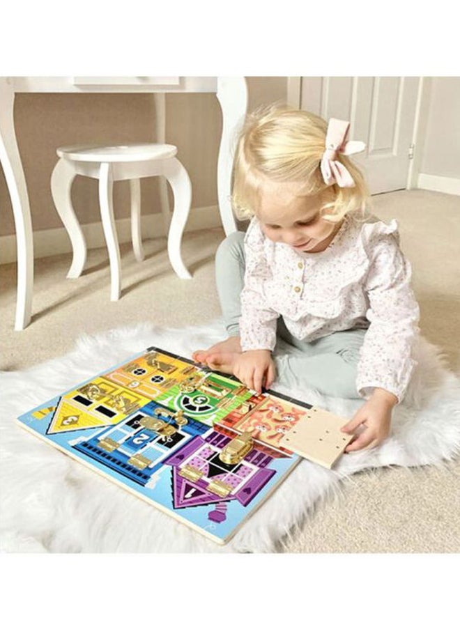 Melissa & Doug Wooden Latches Board Play Set 15.70x11.70x1.50inch - Image 5