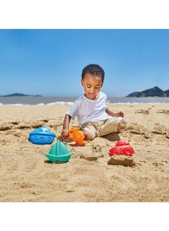 Hape 4-Piece Travel Sand Mold Set  - Image 2