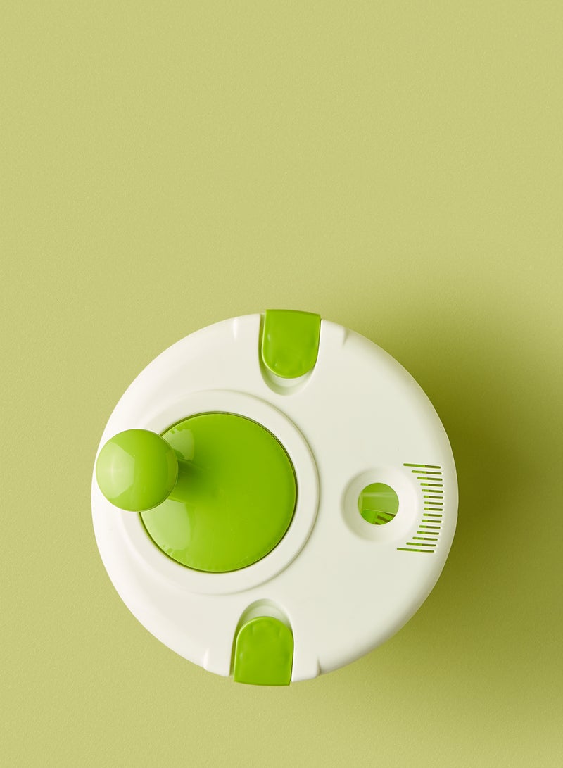 Noon East Manual Salad Spinner Green/White 4.5Liters  - Image 3