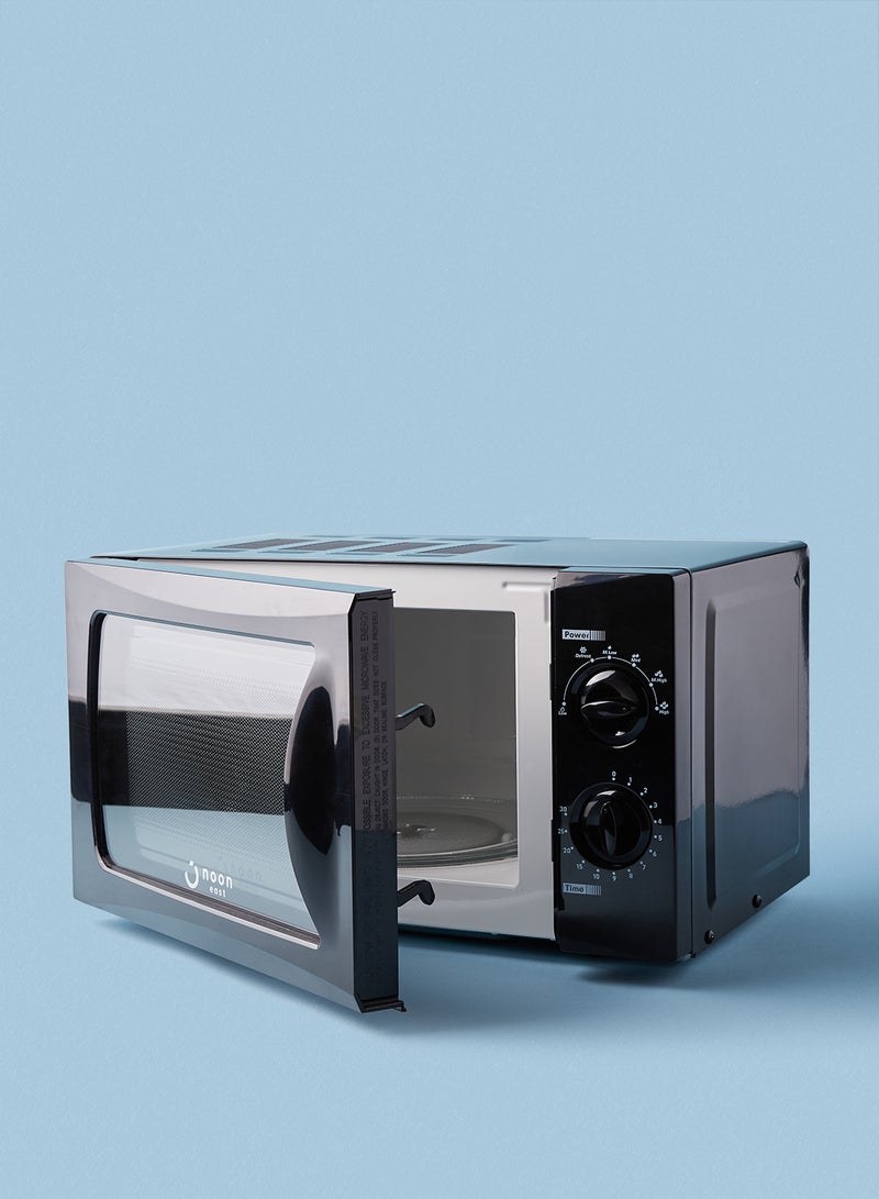 Noon East Electric Oven - Solo Microwave- 20 Liter 700 W With Overload Protection- Black 20 L 700 W P70H20L-DE Black  - Image 3