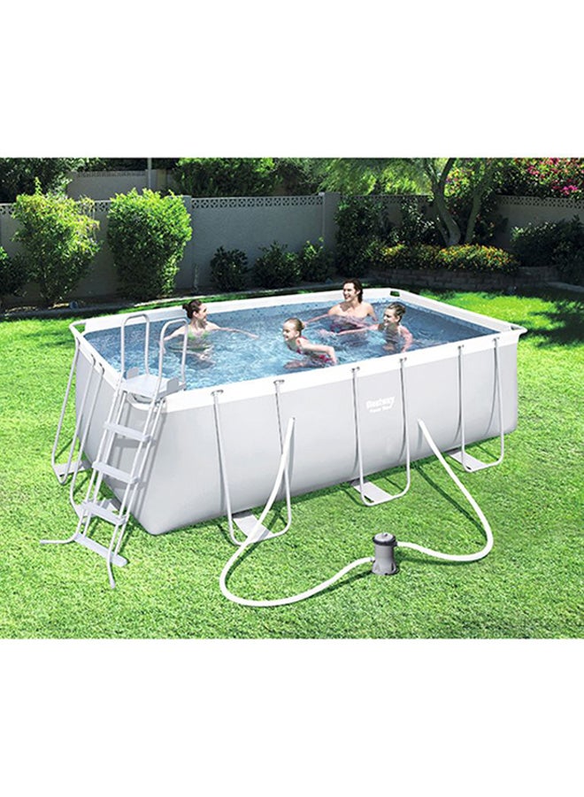 Bestway Power Steel Rectangular Pool Set 14x7x4feet - Image 2