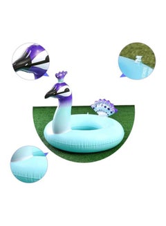 كياوكاي حلقة سباحة قابلة للنفخ بشكل طاووس 115x100x95سم  - Image 3