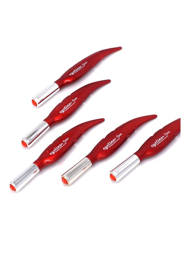 QIANXIU 3-Piece Of Waterproof Eyeliner Red - Image 3