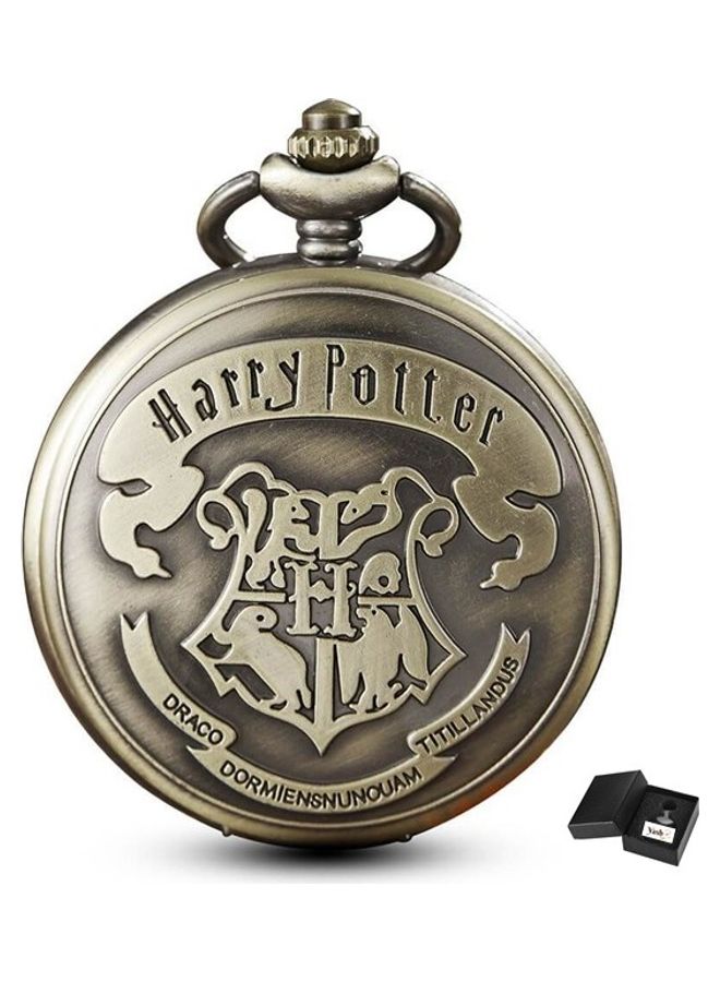 YASH - HP Theme Quartz Black Pocket Watch - Image 1