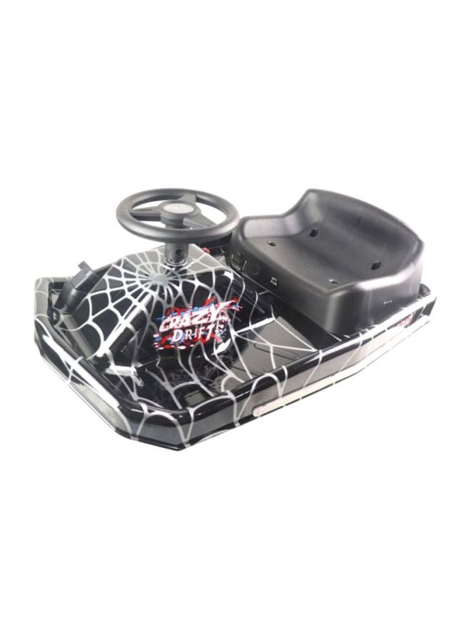 Cool Baby Crazy Cart 360-Degree Drifting Electric Scooter Black 80x38x52cm - Image 1