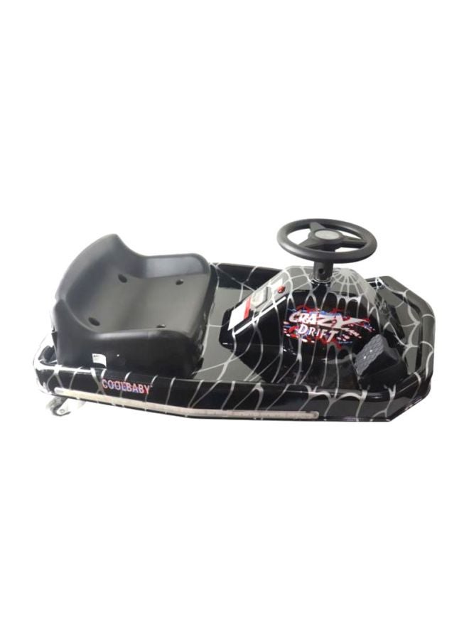 Cool Baby Crazy Cart 360-Degree Drifting Electric Scooter Black 80x38x52cm - Image 2