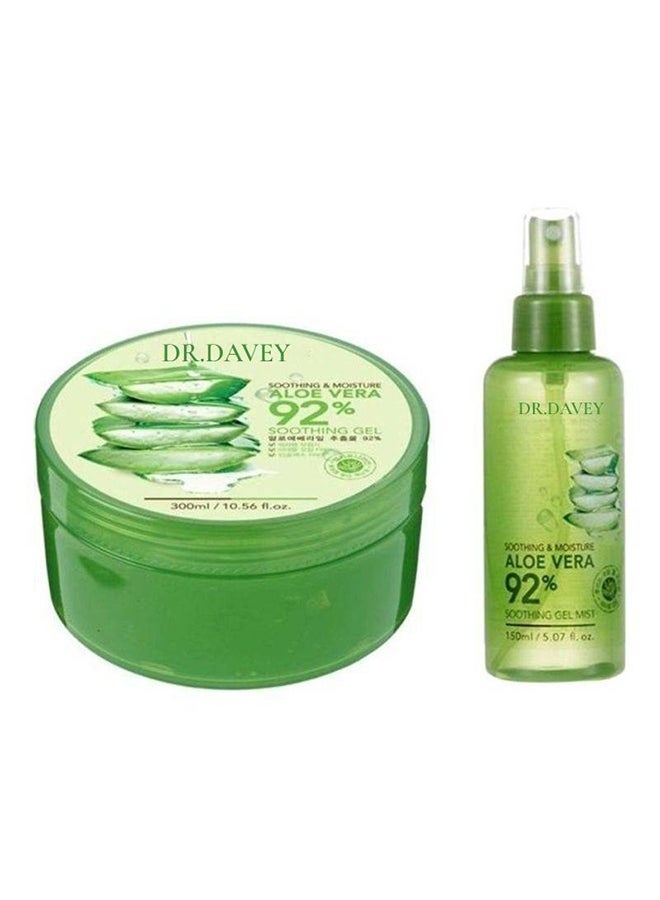 دكتور دافي بخاخ وجل ترطيب الجسم وتهدئته بخلاصة الألوفيرا 300ملليلتر