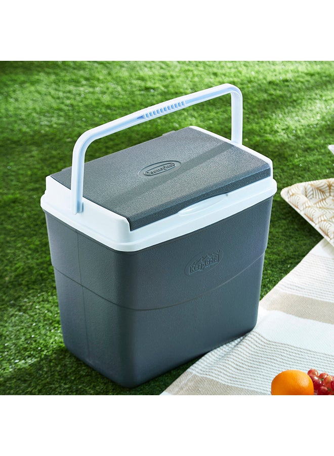 هوم بوكس صندوق نزهات من البلاستيك للحفاظ على البرودة رمادي / أبيض - Image 1