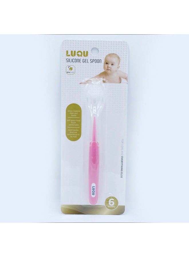 لوكو ملعقة سيلكون من لوكو باللون الوردي