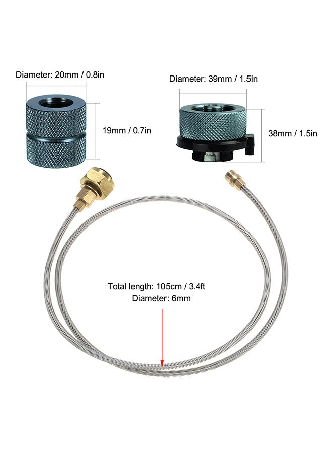 Generic - Camping Stove Propane Refill Adapter Pipe 13 X 3.5 X 13cm - Image 1