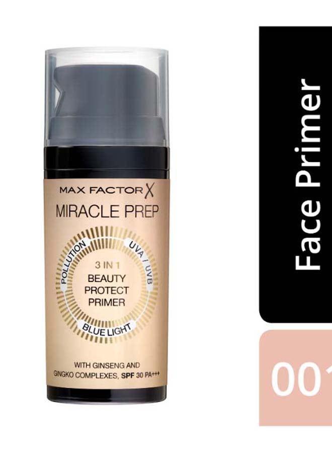 Miracle Prep Beauty Protect Primer SPF30 PA+++, 30 ml Beige - v1613221736/N33665388A_2