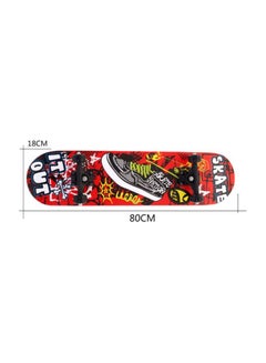 Printed 4-Wheel Patterned Skateboard Amusing Sports Equipment Outdoor Toy 80x23.5x13cm - v1613223171/N42589384A_2