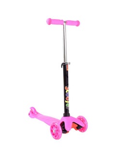 AMLA 3 Wheeler LED Light Adjustable Push Pleasant Design Steel Kick Scooter, 3+ Years 85x85cm  - Image 1