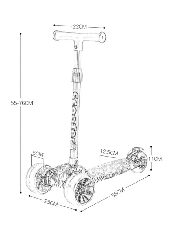 Cool Baby 3-Wheel LED Light Up Kick Scooter Multicolour - Image 5