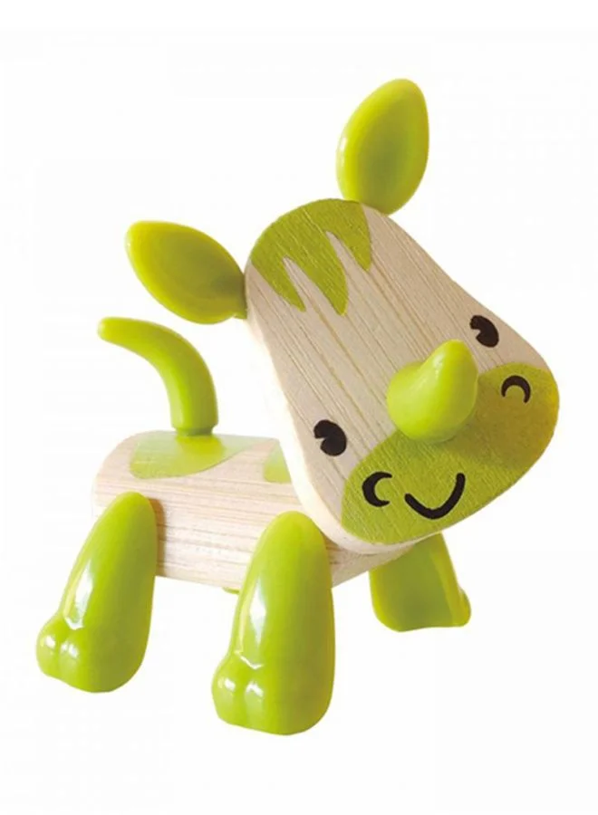 Hape Mini-Mals Rhino Play Figure