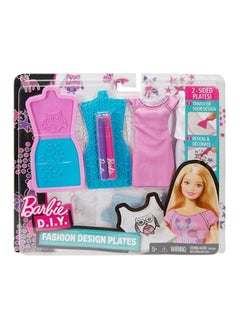 Barbie Fashion Design Plate Set  - Image 2