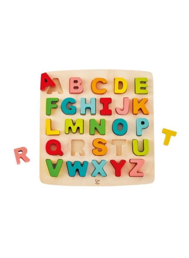 هيب لعبة بازل خشبية بأوتاد بطابع أحرف ABC من 27 قطعة طراز E1551 - Image 1