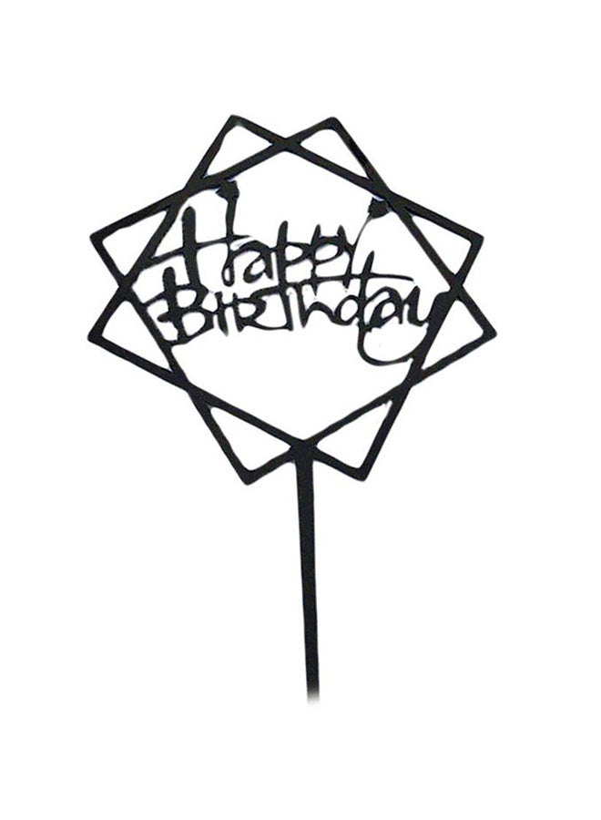 بيوينتي زينة علوية للكيك بتصميم ‘Happy Birthday‘ - Image 1