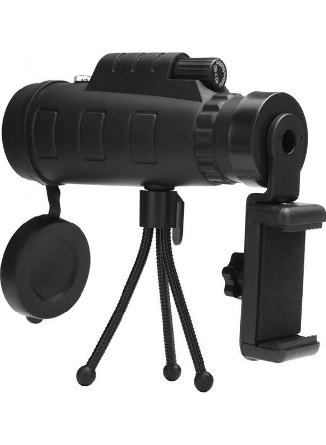 HD 40x60 Telescope Dual Focus Zoom Monocular Binoculars Night Vision BAK4 prism Black - Image 2