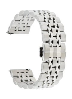 Generic New Metal Stainless Steel Strap Band for Huawei Smart Watch GT2 and GT / GT2 Pro / GT 2e / Honor Magic 2 22mm Silver  - Image 1
