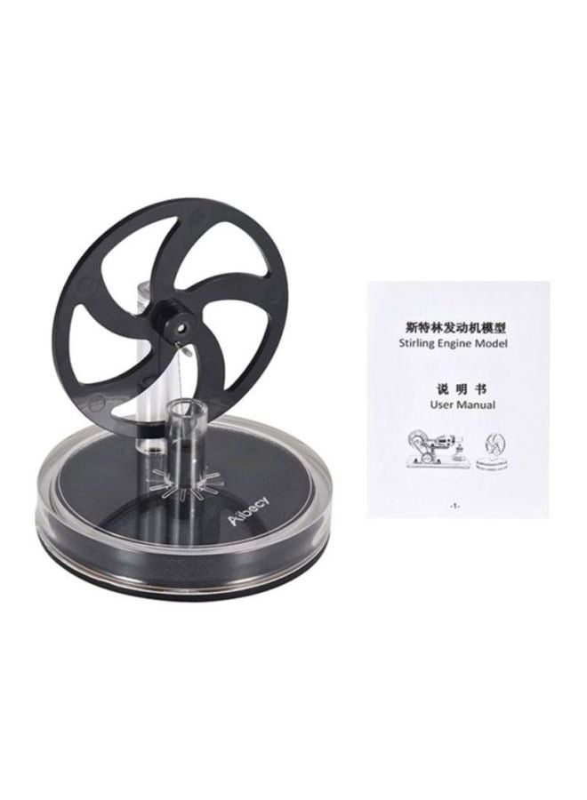 Aibecy Stirling Engine Motor Steam Heat Education Model Black - Image 3