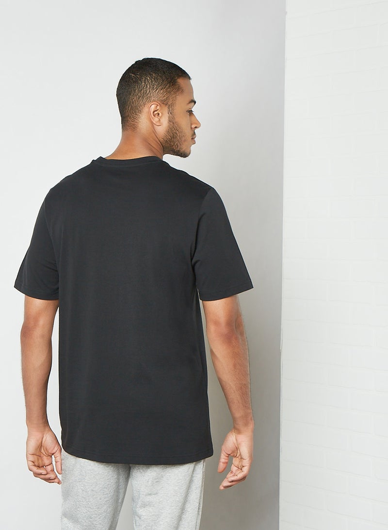 Adidas Essentials T-Shirt Black/White - Image 2