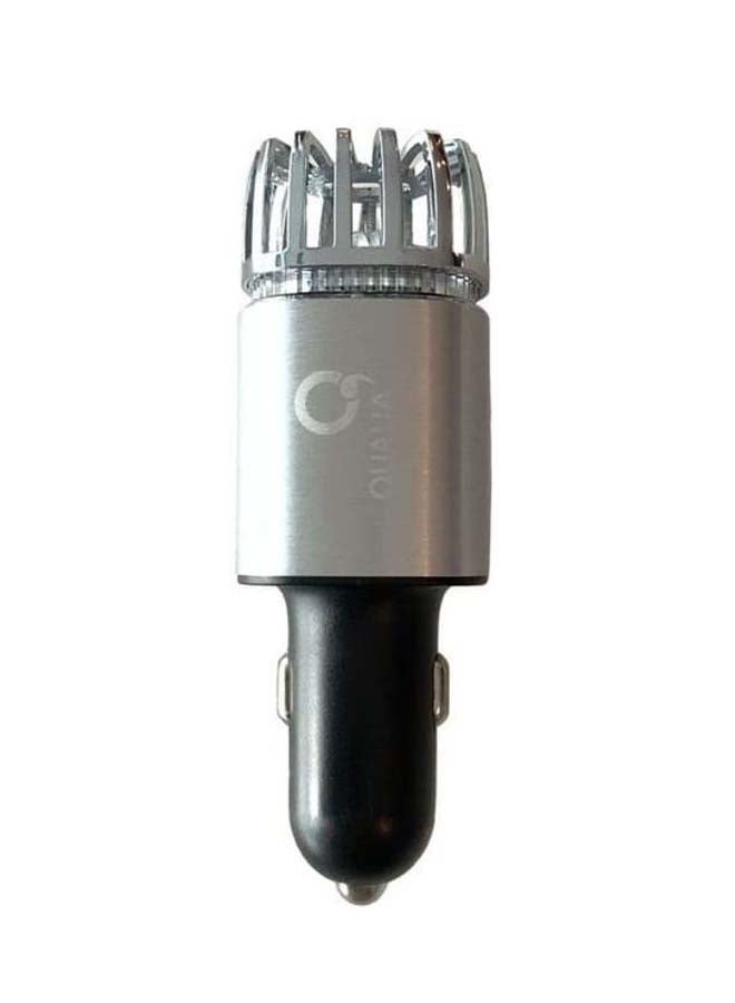 Qualia 2-In-1 Car Air Purifier And Dual USB Car Charger 