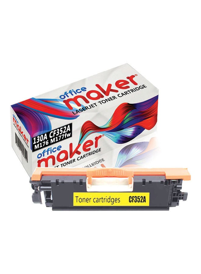 أوفيس ميكر خرطوشة حبر متوافقة طراز 130A|CE312A أصفر - Image 1