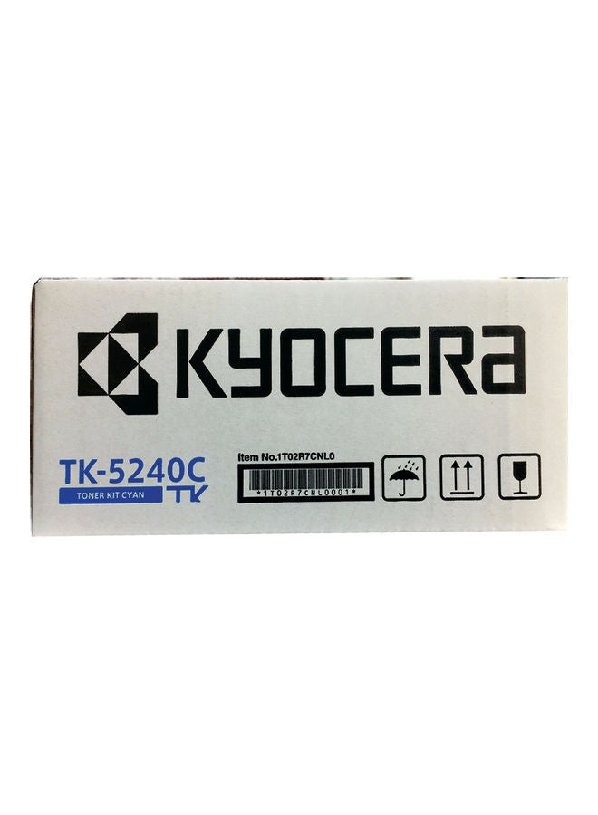 KYOCERA - Original Toner TK-5240-C Toner Cartridge Cyan For ECOSYS M5526cdw ECOSYS P5026cdw Blue - Image 1
