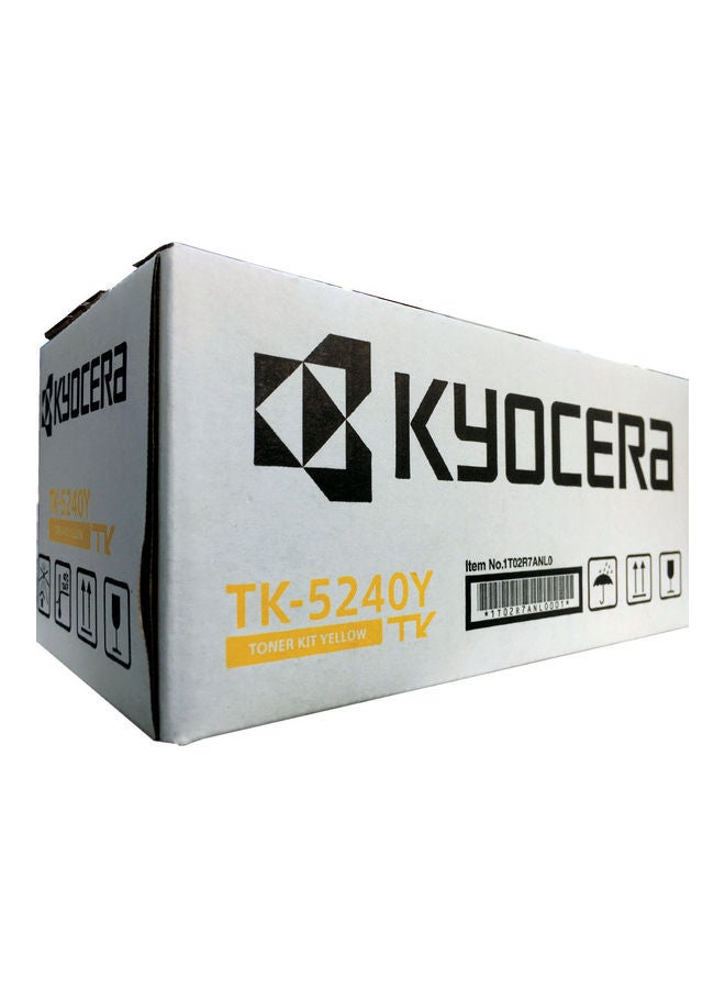 KYOCERA - Original Toner TK-5240-Y Toner Cartridge Yellow For Use ECOSYS M5526cdw ECOSYS P5026cdw Yellow - Image 1