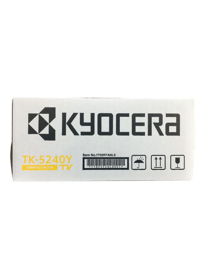 KYOCERA - Original Toner TK-5240-Y Toner Cartridge Yellow For Use ECOSYS M5526cdw ECOSYS P5026cdw Yellow - Image 1