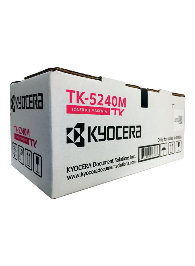 KYOCERA - Original Toner TK-5240-M Toner Cartridge Magenta For Use ECOSYS ECOSYS M5526cdw ECOSYS P5026cdw Pink - Image 1