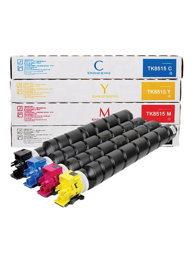 Office Maker - Compatible Toner For TK-8515 4 Colour Value Pack For Use TASKalfa 5052ci, 6052ci(BK/C/Y/M) Multicolour - Image 1