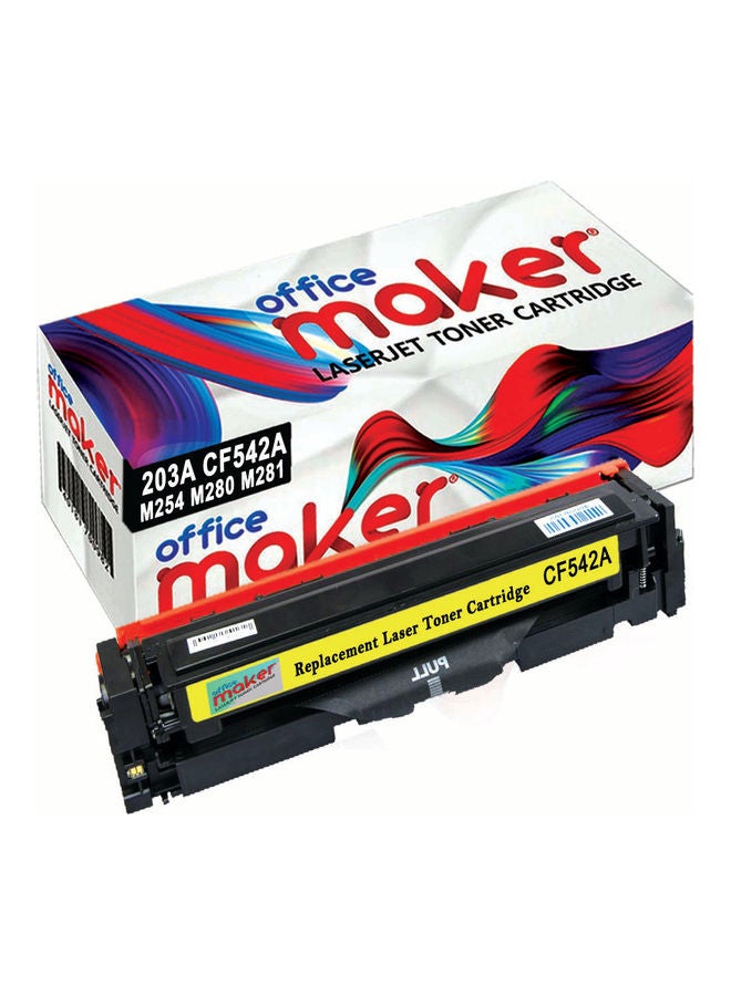 Office Maker Compatible Toner 203A|CF542A Yellow - Image 1