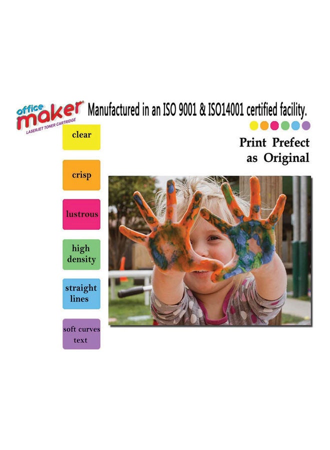 Office Maker - 4 Piece Compatible Toner Set Multicolour - Image 1