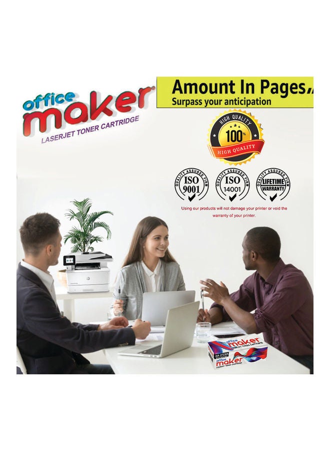 Office Maker - 4 Piece Compatible Toner Set Multicolour - Image 1