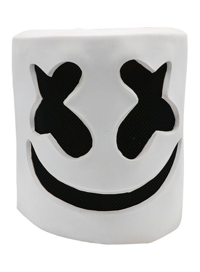 null - Marshmello Mask DJ Head Cover Cosplay Helmet - Image 1