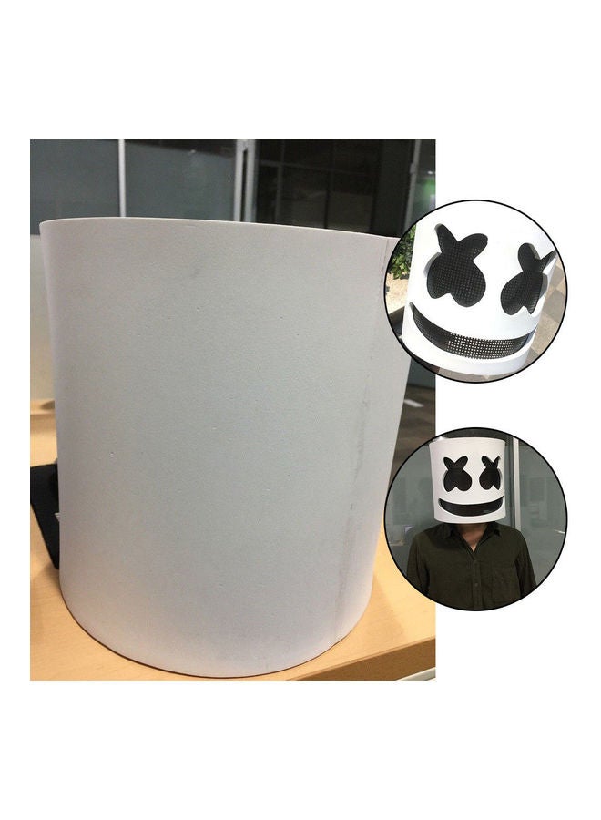 null - Marshmello Mask DJ Head Cover Cosplay Helmet - Image 1
