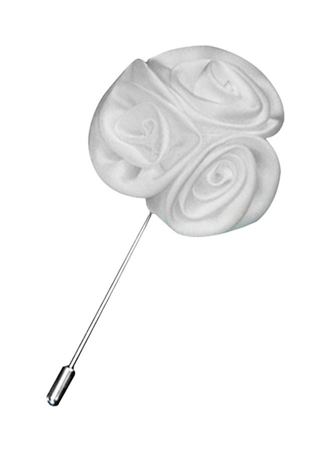 Lapel Rose Flower Boutonniere Stick Brooch Pin