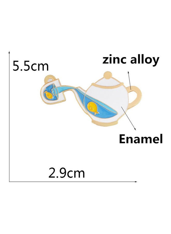 Cartoon Tea Pot Cup Enamel Badge Clothes Decor Coat Jeans Collar Brooch Pin - Image 5