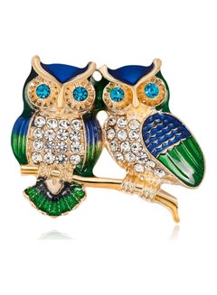 Fashion Owl Rhinestone Alloy Women's Brooch Pin Dress Sweater Coat Ornament