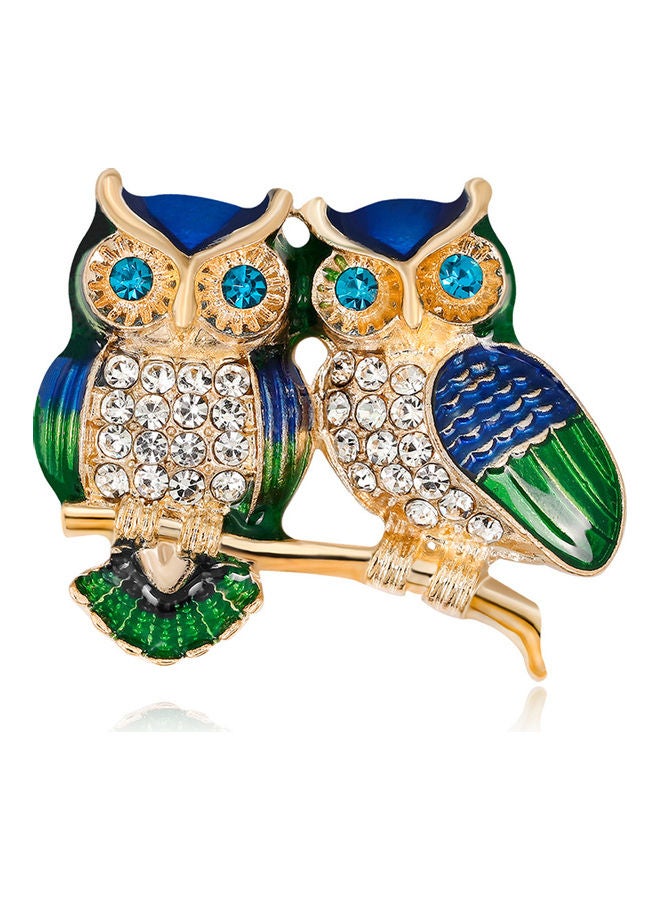 Generic - Fashion Owl Rhinestone Alloy Women's Brooch Pin Dress Sweater Coat Ornament - Image 1