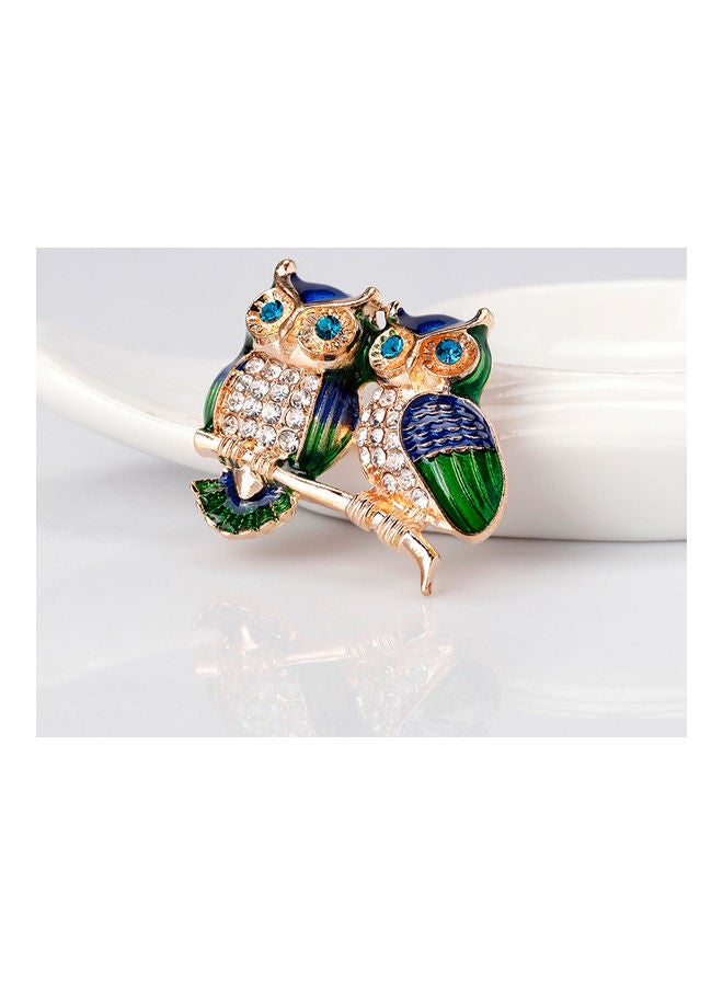Generic - Fashion Owl Rhinestone Alloy Women's Brooch Pin Dress Sweater Coat Ornament - Image 1