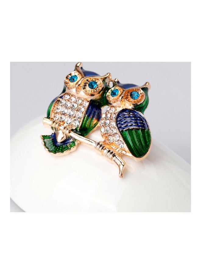 Generic - Fashion Owl Rhinestone Alloy Women's Brooch Pin Dress Sweater Coat Ornament - Image 1