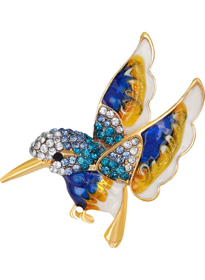 Fashion Bird Rhinestone Alloy Women's Brooch Pin Dress Sweater Clothes Ornament - Image 1
