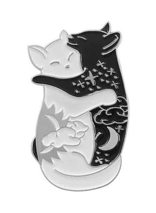 Cute Hug Cats Brooch Pin - v1613286220/N44381086A_1