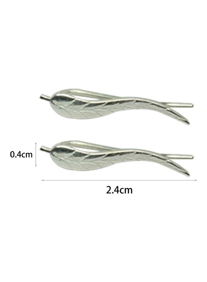 2-Piece Leaf Shape Ear Cuffs - Image 1