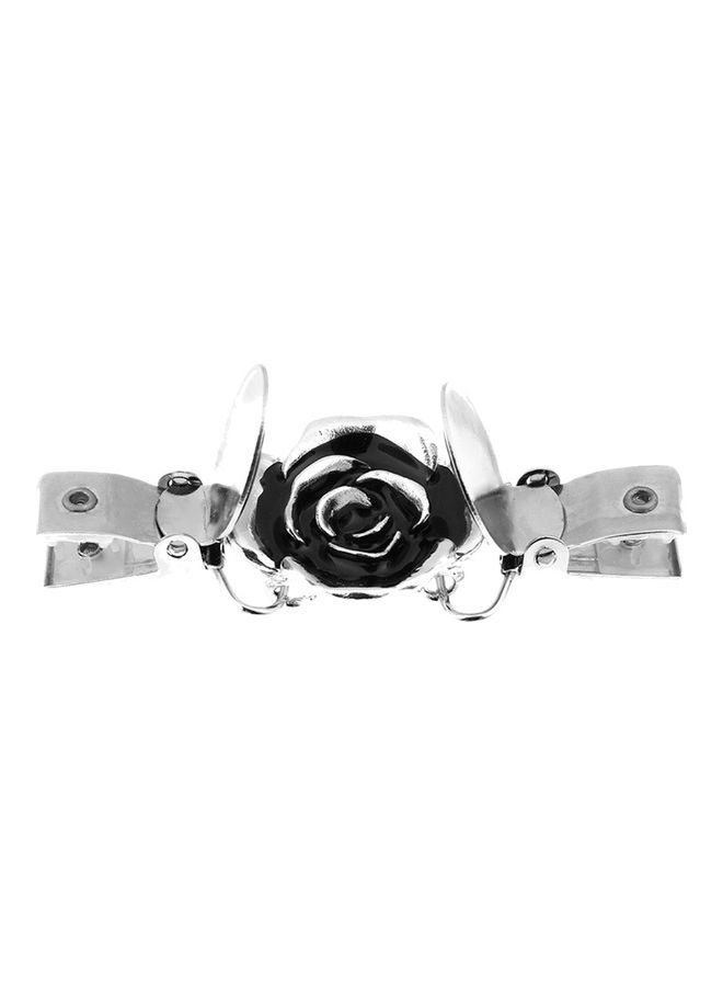 Vintage Rose Flower Cardigan Collar Clip - Image 1